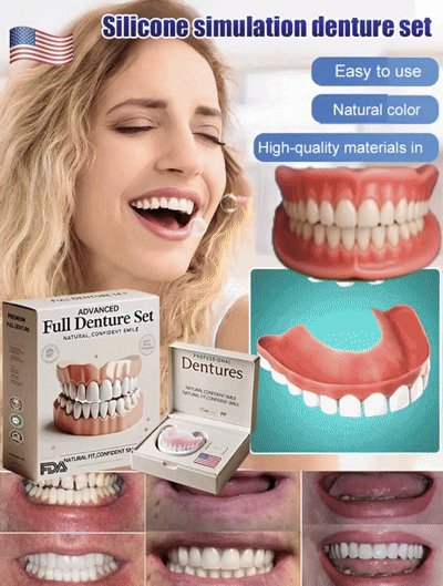 🔥 Custom-Fit Instant Smile Dentures – Natural Look & Comfort Fit | 50% OFF Today